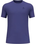 Bielizna sportowa męska - Bielizna termoaktywna z krótkim rękawem Odlo BL TOP crew neck l/s MERINO 160 roz. M Niebieska - miniaturka - grafika 1