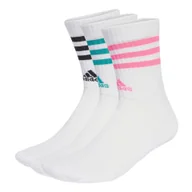 Skarpetki sportowe męskie - 3-Stripes Cushioned Crew Socks 3 Pairs - miniaturka - grafika 1