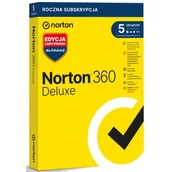 Programy antywirusowe - Antywirus NORTON 360 Deluxe 50GB 5 URZĄDZEŃ 1 ROK Kod aktywacyjny Edycja limitowana dla edukacji 21485562 - miniaturka - grafika 1