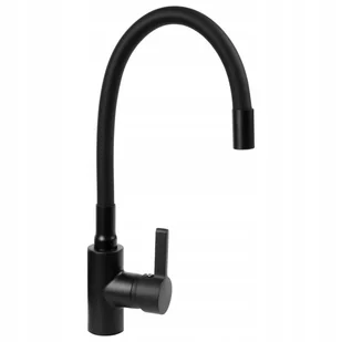 Bateria Kuchenna Zlewozmywakowa Elastyczna Wylewka Flex Ruchoma AQUI Czarna - Baterie kuchenne Bateria Kuchenna Zlewozmywakowa Elastyczna Wylewka Flex Ruchoma AQUI Czarna - Baterie kuchenne - miniaturka - grafika 1