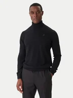 Swetry męskie - KARL LAGERFELD Golf 655058 554399 Czarny Regular Fit - miniaturka - grafika 1