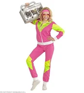 Stroje karnawałowe - Strój dla dorosłych, dres lat 80, różowy, rozmiar XL - miniaturka - grafika 1