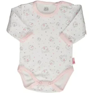 Body dla niemowląt - BODY NIEMOWLĘCE DŁUGI RĘKAW RĘKAWEK ROZM. 56 Pampicio - miniaturka - grafika 1