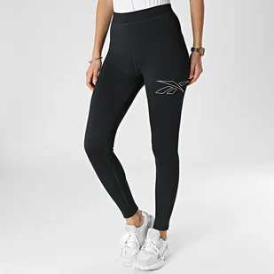 REEBOK - LEGGINSY DAMSKIE - RUNNING VECTOR TIGHT HI6933 czarny - Legginsy - miniaturka - grafika 1