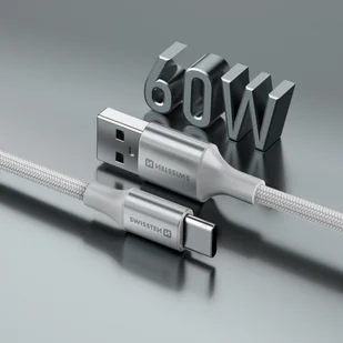 Swissten Textile II USB - USB-C Data and Charching Cable 1.5m - Kable USB - miniaturka - grafika 1