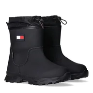 Botki damskie - Tommy Hilfiger Dziecięce botki Roger, unisex, czarne, 32 EU, Czarny, 32 EU - miniaturka - grafika 1
