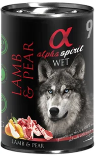 Alpha Spirit Jagnięcina z gruszką 12x400g 23345-uniw - Mokra karma dla psów - miniaturka - grafika 1