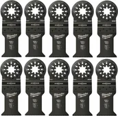Brzeszczoty - Milwaukee MILWAUKEE MT SAW BLADE 35 x 42mm /10pcs BI-METAL FOR PLUG-IN CUTTING - miniaturka - grafika 1
