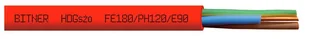 Przewód HDGs 2x1,0 FE180/PH120 E90 300/500V ognioodporny, bezhalogenowy, elektroenergetyczny, czerwony; BITNER - Przewody elektryczne - miniaturka - grafika 1