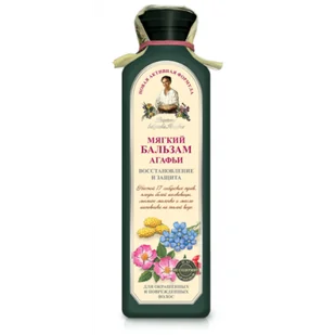 Pierwoje Reszenie Balsam ziołowy do włosów (włosy zniszczonych i farbowanych) Apteczka Babci Agafii 350 ml - Odżywki do włosów - miniaturka - grafika 1