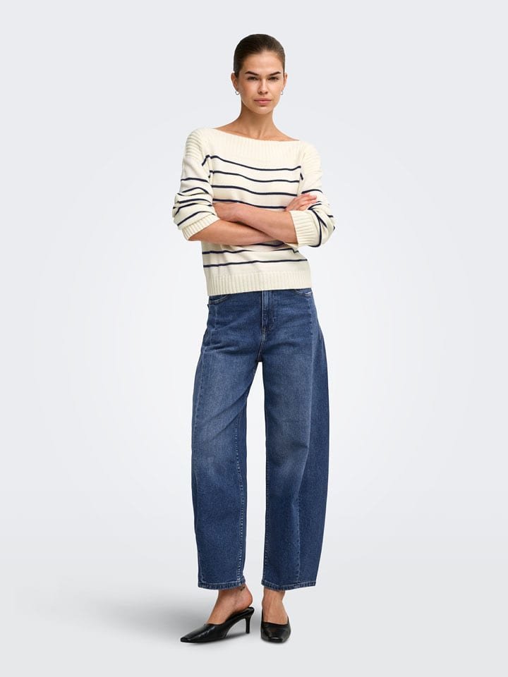 ONLY Sweter w kolorze kremowym