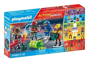 Playmobil Zestaw Figurek Action Heroes 71468 My Figures: Straż Pożarna - Klocki - miniaturka - grafika 1