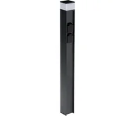 Lampy ogrodowe - Kanlux 38767-Lampa zewnętrzna z dwoma gniazdkami DASTEN 1xG9/11W/230V 80 cm IP44 czarny - miniaturka - grafika 1