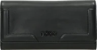 Portfele - Nobo Portfel Damski Nobo Duży Matowy Czarny - miniaturka - grafika 1