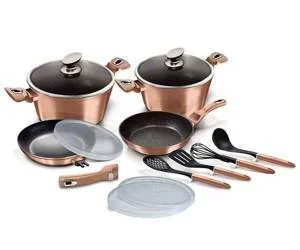 Berlinger Haus Lumarko Bh-7058 Rose Gold 13 elem. BH-7058 Kinghoff - Zestawy garnków i patelni - miniaturka - grafika 10