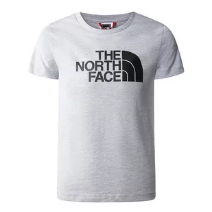 Koszulka The North Face Easy 0A82GHDYX1- szara - Koszulki sportowe damskie - miniaturka - grafika 1