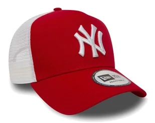 Czapka NEW ERA Clean Trucker New York Yankees czerwona - Czapki damskie - miniaturka - grafika 2