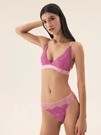 Biustonosze - Biustonosz braletka Samara Bloovii różowy S - miniaturka - grafika 1