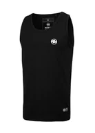 Koszulki męskie - Tank top SMALL LOGO 190 Czarny S - miniaturka - grafika 1