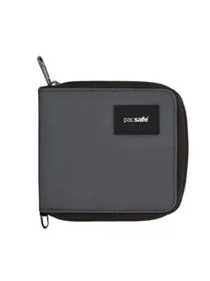Portfel męski mały RFID Pacsafe - ciemnoszary - Portfele - miniaturka - grafika 1