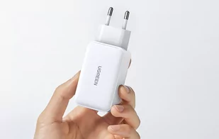 Ładowarka sieciowa UGREEN 15339 Nexode, 2xUSB-C, USB-A 3.0, PD3.0, QC4.0, GaN, 65W (biała) - Ładowarki do telefonów - miniaturka - grafika 4