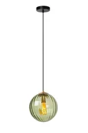 Lampy sufitowe - Monsaraz lampa wisząca 1-punktowa czarna/zielona 45493/30/33 - miniaturka - grafika 1