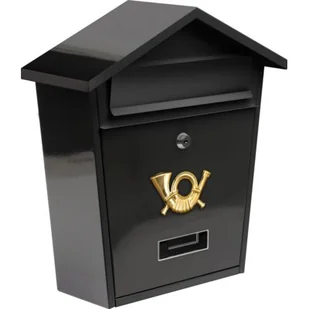 Vorel Skrzynka na listy 380x320x100mm czarna 78580 - Skrzynki na listy - miniaturka - grafika 1