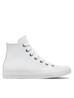Trampki męskie - Converse Trampki Chuck Taylor All Star Leather A08583C Biały - miniaturka - grafika 1