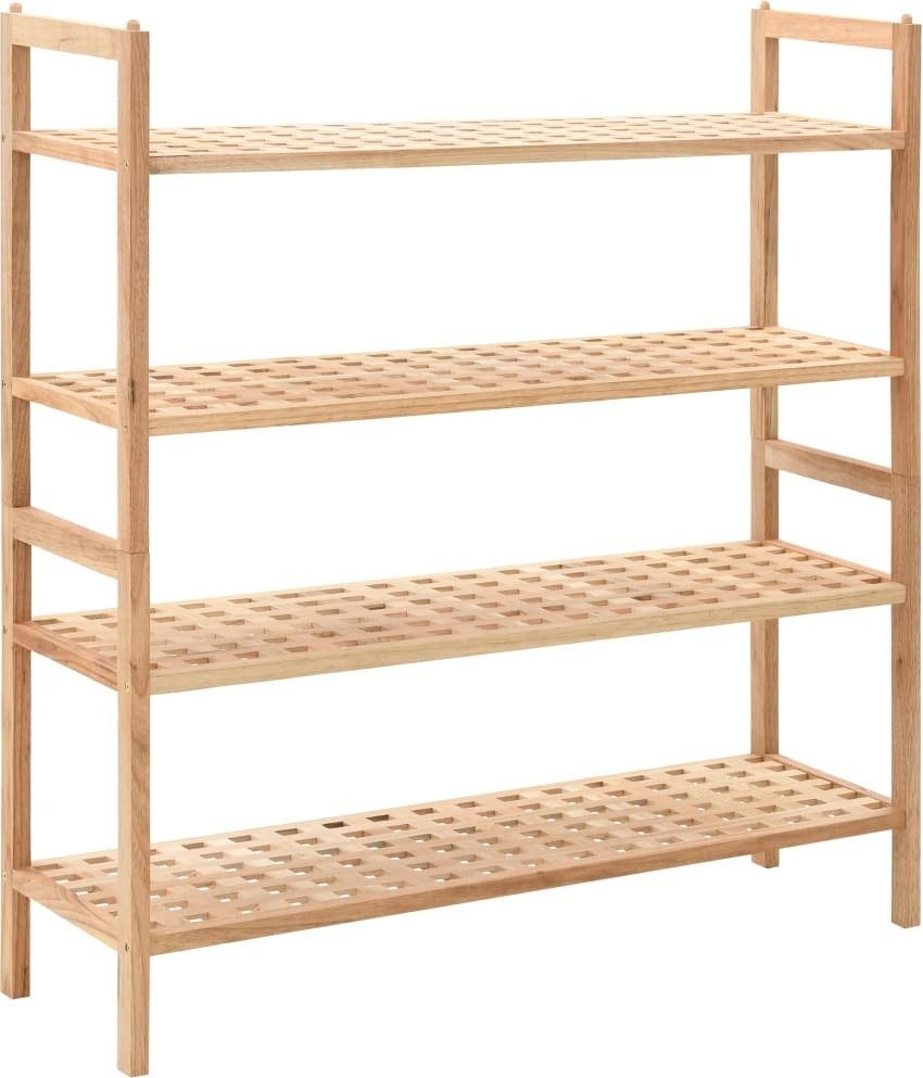 Stojak na buty z litego orzecha włoskiego 69x26x81 cm