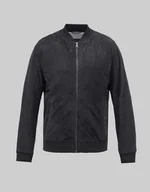 Kurtki męskie - Męska kurtka skórzana incudine szara - miniaturka - grafika 1