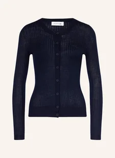Lacoste Kardigan blau - Swetry damskie - miniaturka - grafika 1