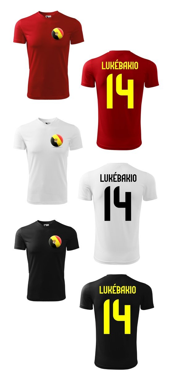 Treningowa Koszulka BELGIUM Dodi LUKEBAKIO 14 jr