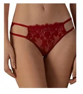 Majtki damskie - Intimissimi majtki damskie PEŁNE Figi czerwone koronkowe wygodne M / 38 - miniaturka - grafika 1