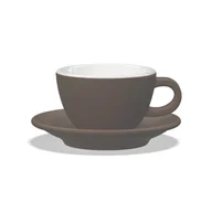 Filiżanki - Filiżanka do cappuccino Club House Tulipano 210ml - Brązowa - miniaturka - grafika 1