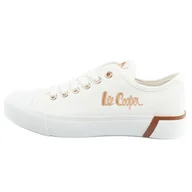Trampki damskie - Buty Trampki Lee Cooper LCW-25-31-3428L Białe - miniaturka - grafika 1