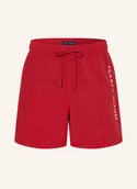 Spodenki damskie - Tommy Hilfiger Szorty Kąpielowe rot - miniaturka - grafika 1