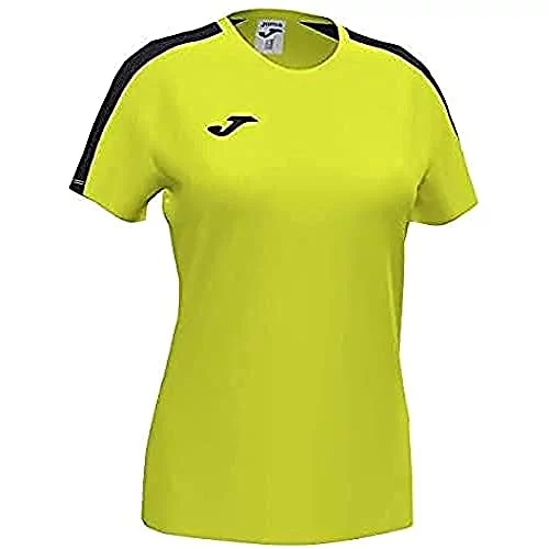 Joma Damska koszulka Academy z krótkim rękawem żółty neonowy żółty/czarny L 901141.061