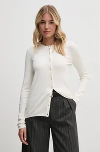 Calvin Klein sweter damski kolor beżowy lekki K20K207450 - Swetry damskie - miniaturka - grafika 1