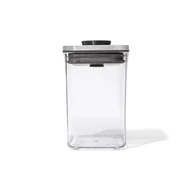 Pojemniki kuchenne - Oxo Pojemnik POP2 1L kwadratowy Steel 3118400MLNYK - miniaturka - grafika 1