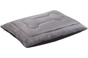 Legowiska dla psów - Legowisko poducha dla psa Welsti szara futerko kość L 100x70 wigofil - miniaturka - grafika 1