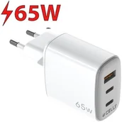 Ładowarki do telefonów - Ładowarka sieciowa CELLY GaN 65W Biały - miniaturka - grafika 1