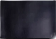Podkładki pod mysz - DUŻA Elegancka podkładka mata skóra naturalna XL 70x50cm czarna - miniaturka - grafika 1