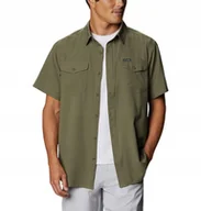 Koszule męskie - Koszula z krótkim rękawem męska Columbia Utilizer II Solid Stone Green XXL - miniaturka - grafika 1