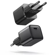 Ładowarki do telefonów - Joyroom szybka ładowarka sieciowa USB Typ C 20W Power Delivery Quick Charge 3.0 AFC czarna (L-P202) - miniaturka - grafika 1