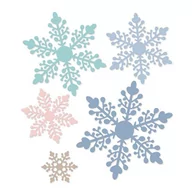 Scrapbooking - WYKROJNIK DPCRAFT SIZZIX ŚNIEŻYNKI 5SZT. JCMA-126 - miniaturka - grafika 1