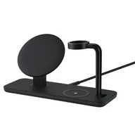Stacje dokujące do telefonów - ISY Ładowarka indukcyjna IMC-6015 15W 3w1 - miniaturka - grafika 1