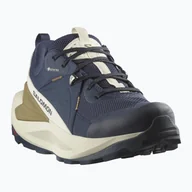 Sport OUTLET - Buty turystyczne męskie Salomon Elixir GTX blue nights/almilk/gothic olive - miniaturka - grafika 1