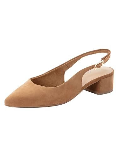 Tamaris Damskie czółenka Sling 1-29500-42, koniak, 40 EU