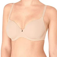 Biustonosze - Triumph Damski biustonosz z fiszbinami, beżowy (nude beż), 80E - miniaturka - grafika 1