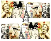 Ozdoby do paznokci - Naklejki wodne na paznokcie - nr 349 - miniaturka - grafika 1